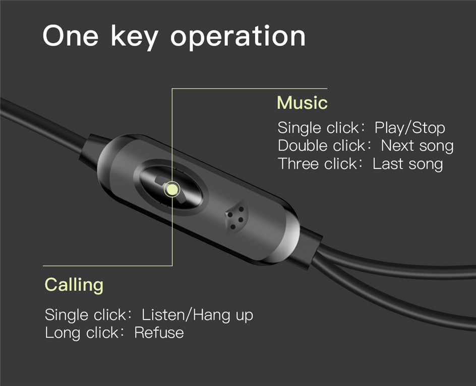 In-Ear Sports Earphones with Microphone